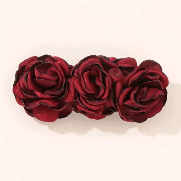 Flower Hair  Barrette - Picture 1 of 4